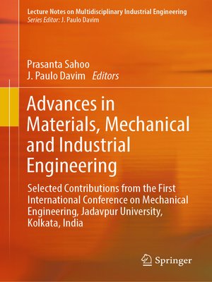 cover image of Advances in Materials, Mechanical and Industrial Engineering